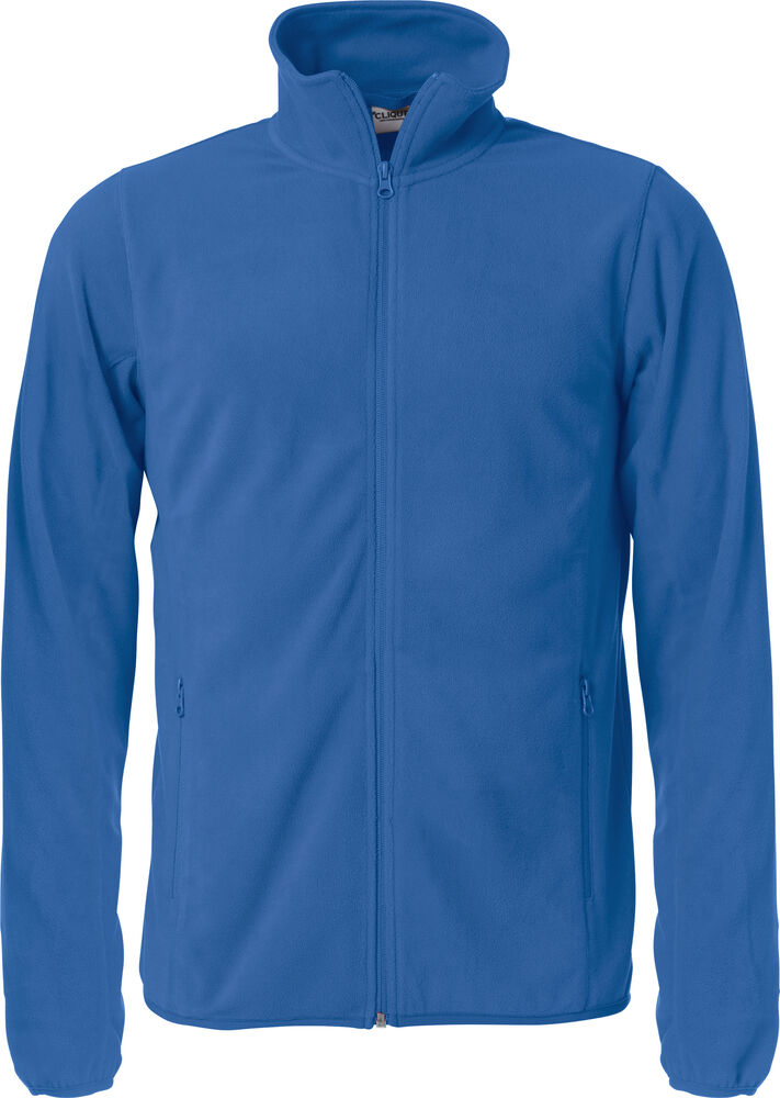 Clique Basic Micro Fleece Jacket Heren kobalt