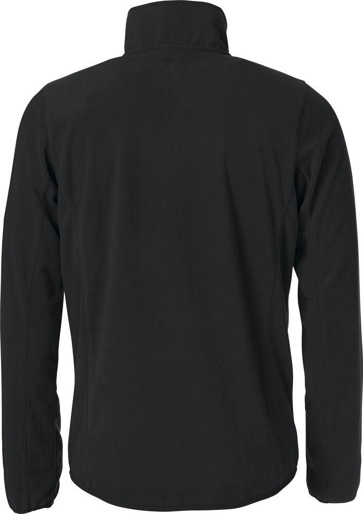 Clique Basic Micro Fleece Jacket Heren zwart achterkant