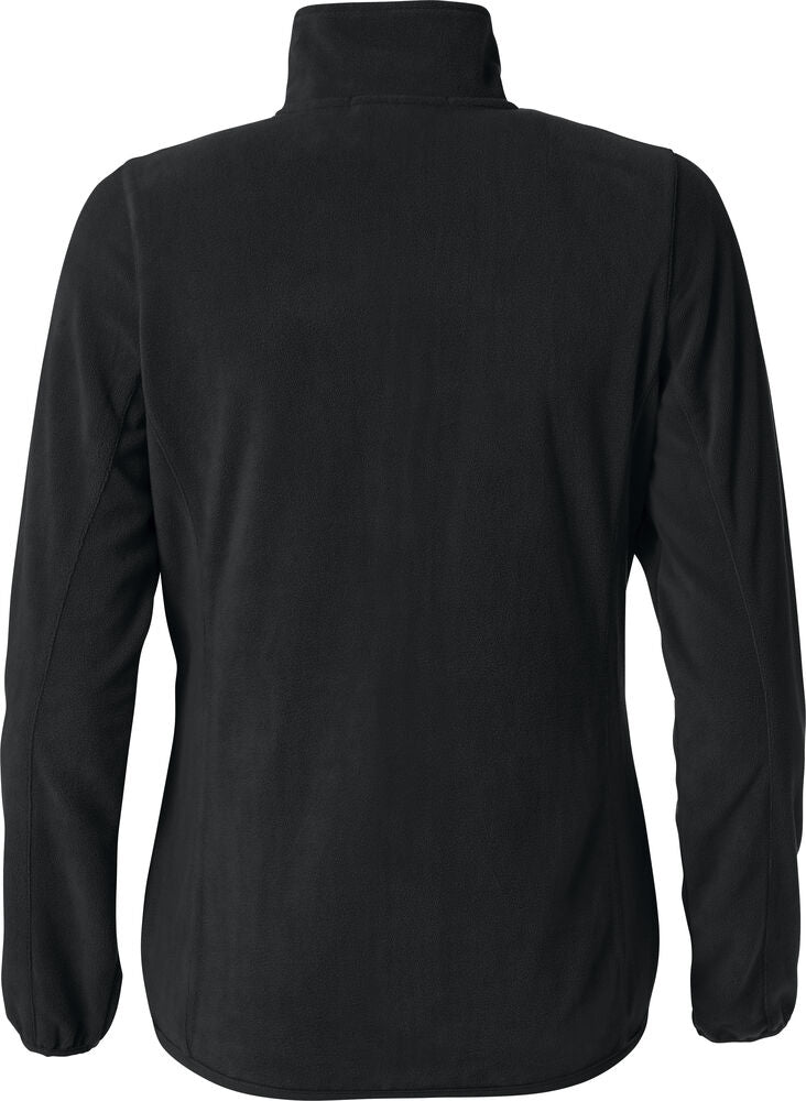 Clique Basic Micro Fleece Jacket Dames zwart achterkant