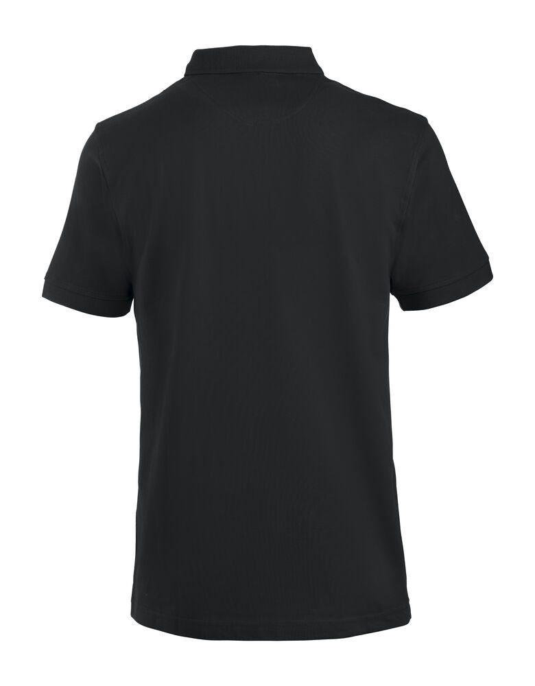 Clique Lincoln Polo Heren zwart achterkant