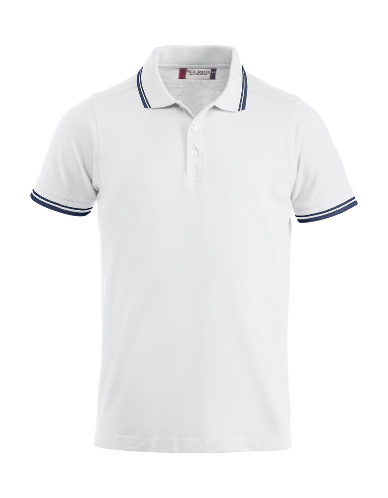 Clique Amarillo Polo Heren wit