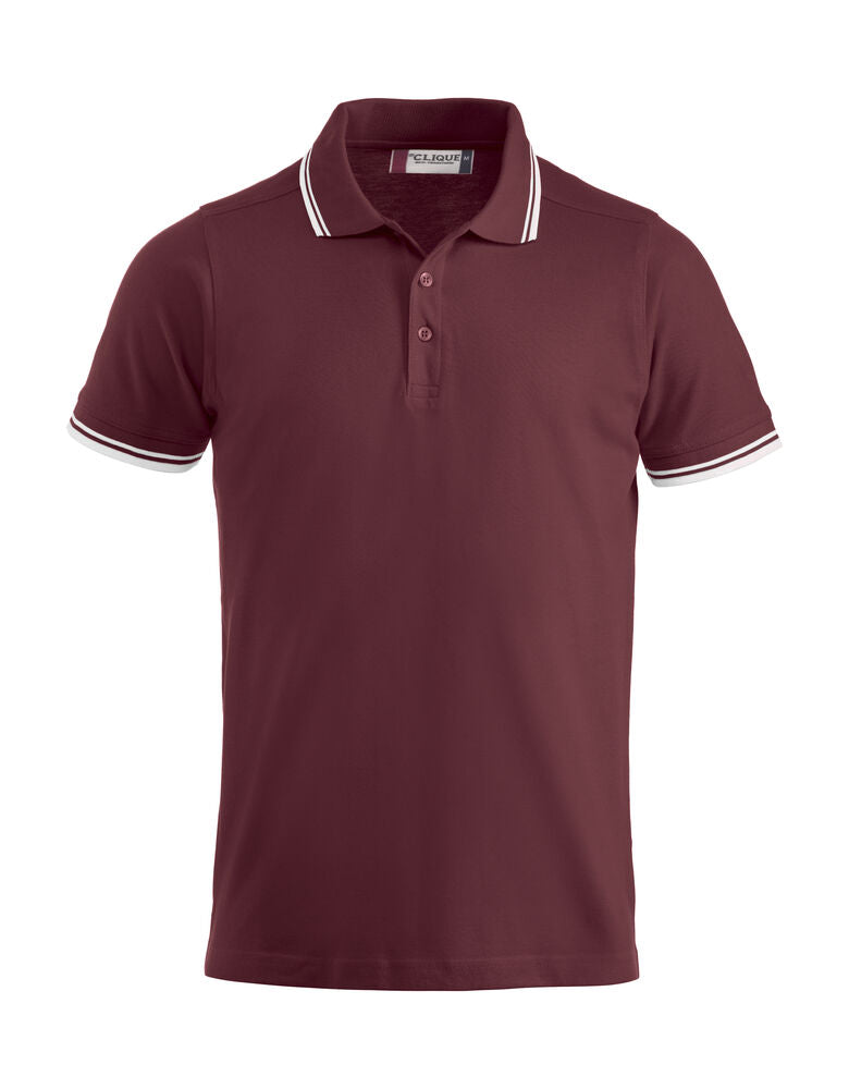 Clique Amarillo Polo Heren bordeaux