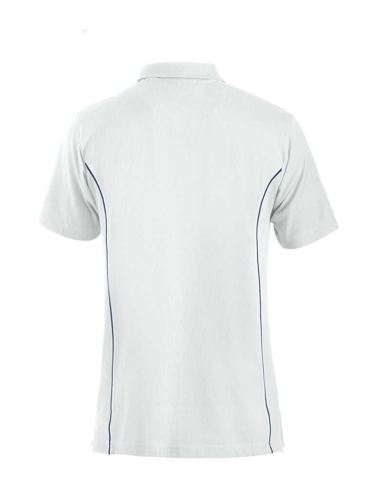 Clique New Conway Polo Heren wit achterkant