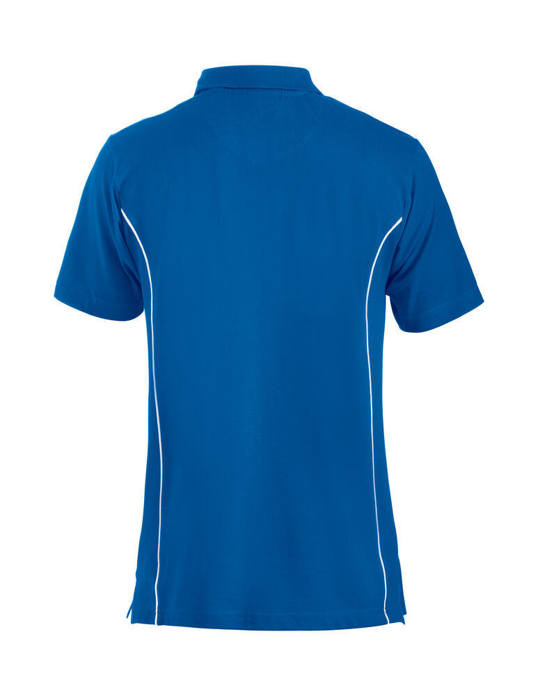 Clique New Conway Polo Heren kobalt achterkant