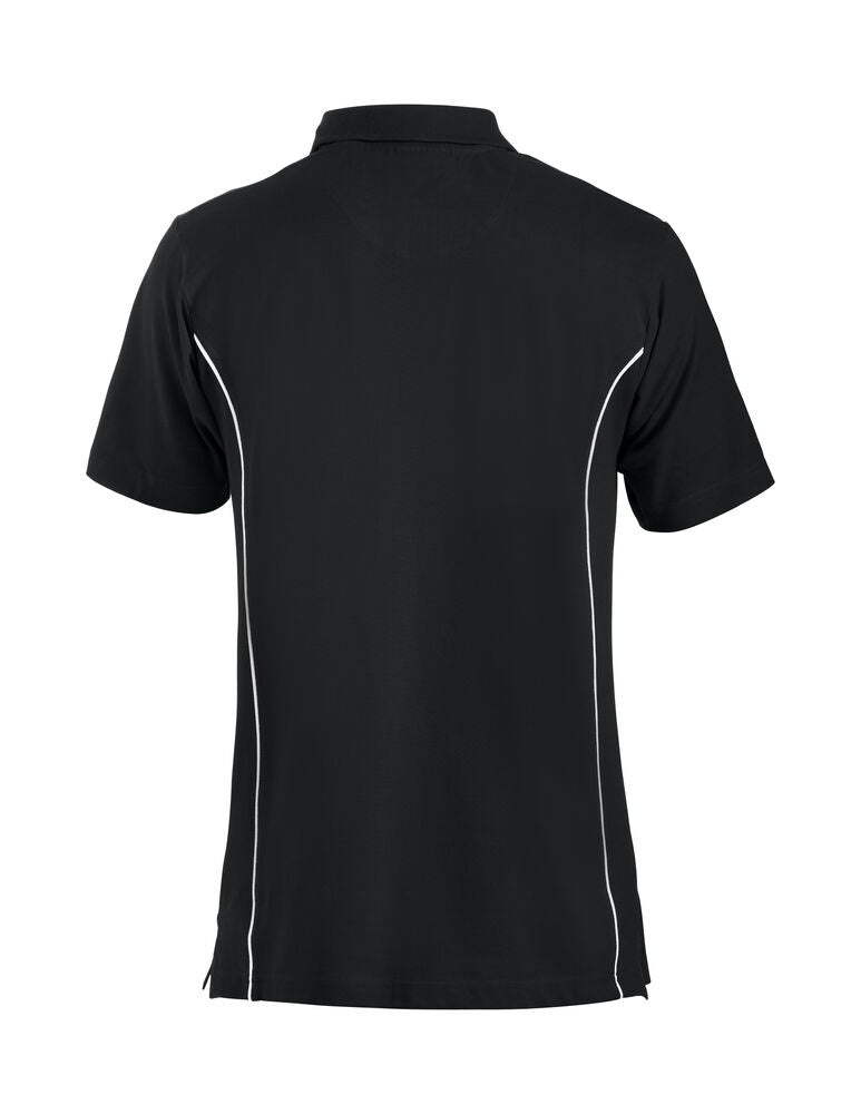 Clique New Conway Polo Heren zwart achterkant