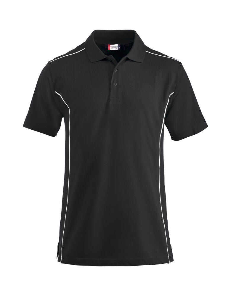 Clique New Conway Polo Heren zwart