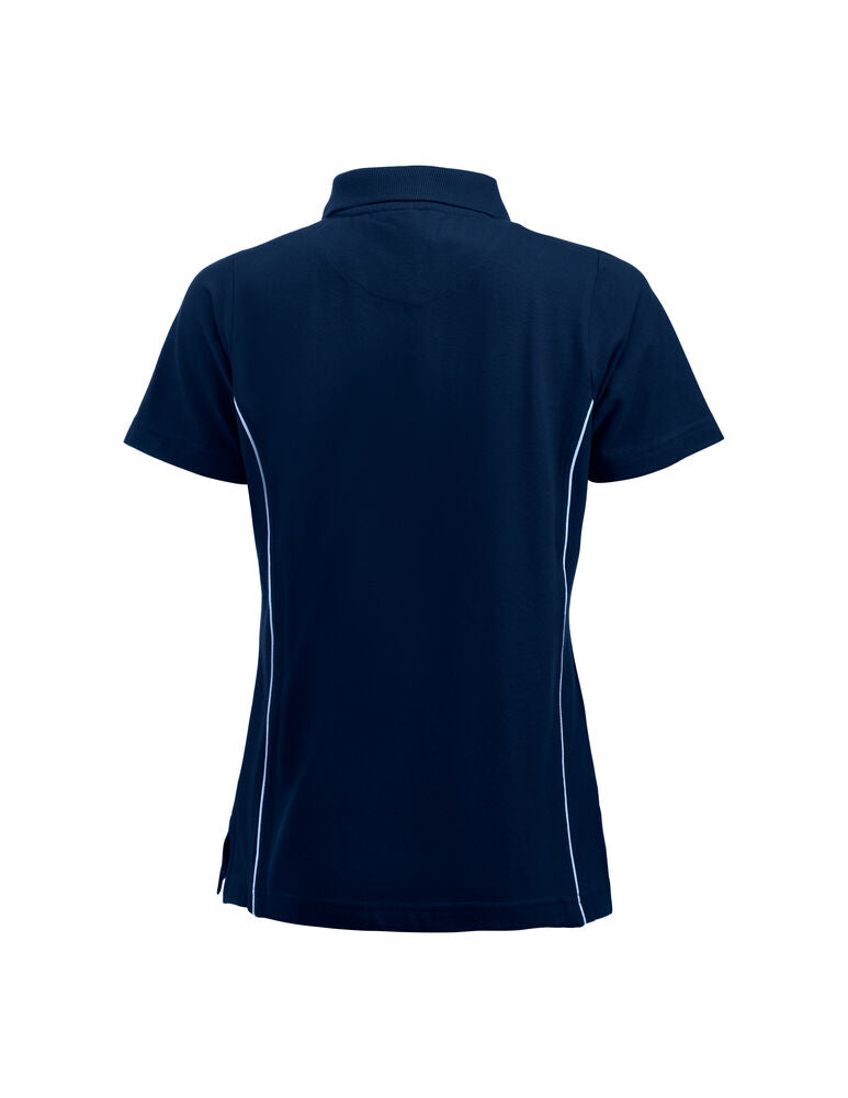 Clique New Alpena Polo Dames dark navy achterkant