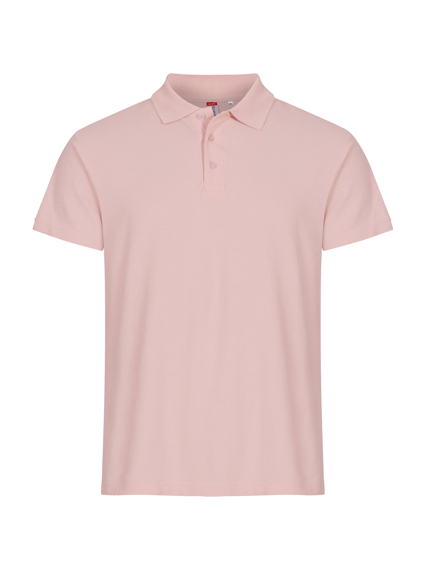 Clique Basic Polo Heren candy roze