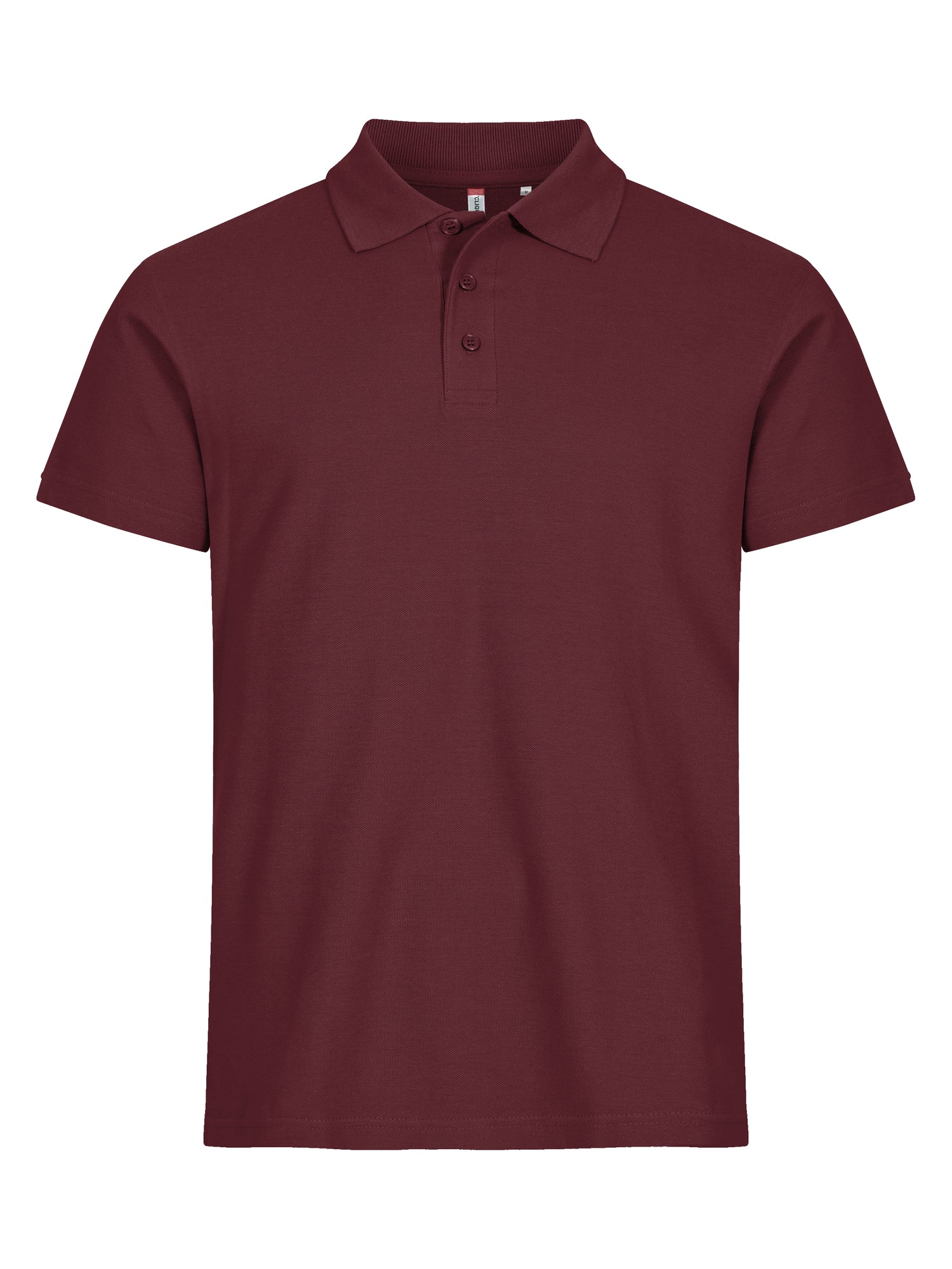 Clique Basic Polo Heren bordeaux