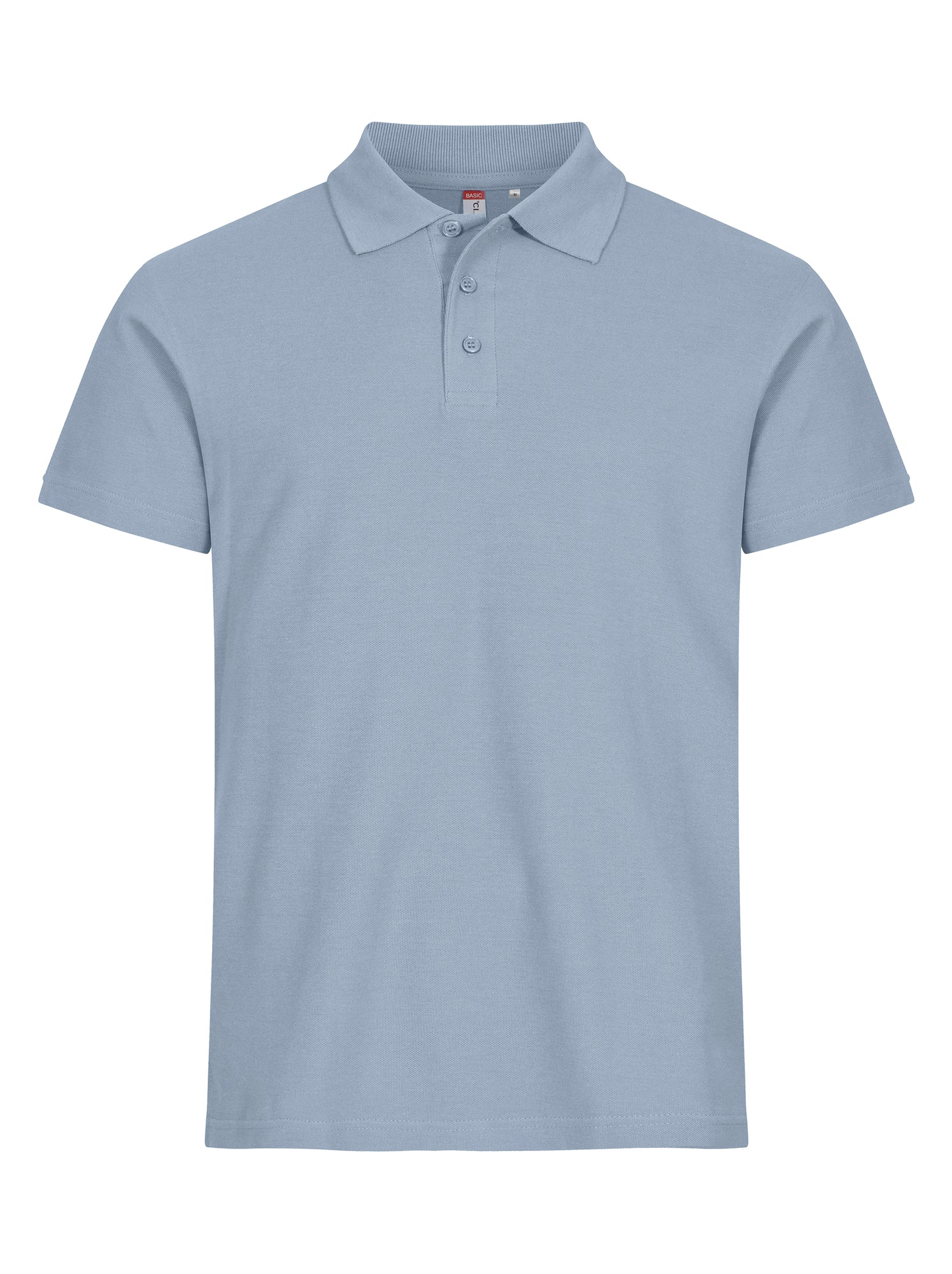 Clique Basic Polo Heren zachtblauw