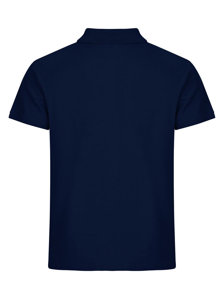 Clique Basic Polo Heren dark navy achterkant