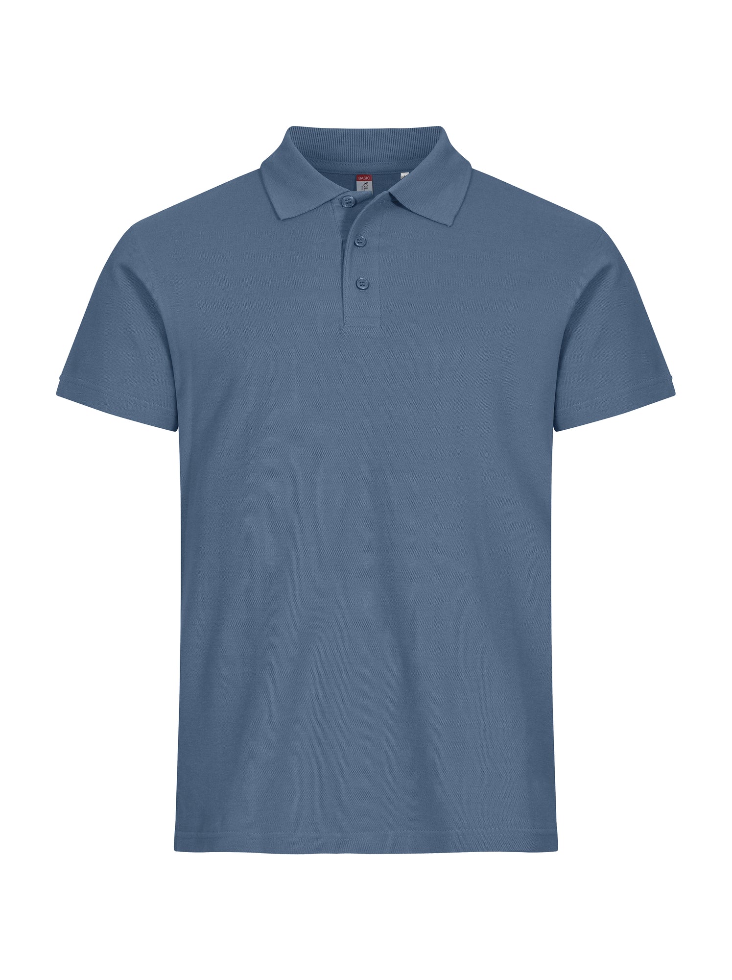 Clique Basic Polo Heren staalblauw