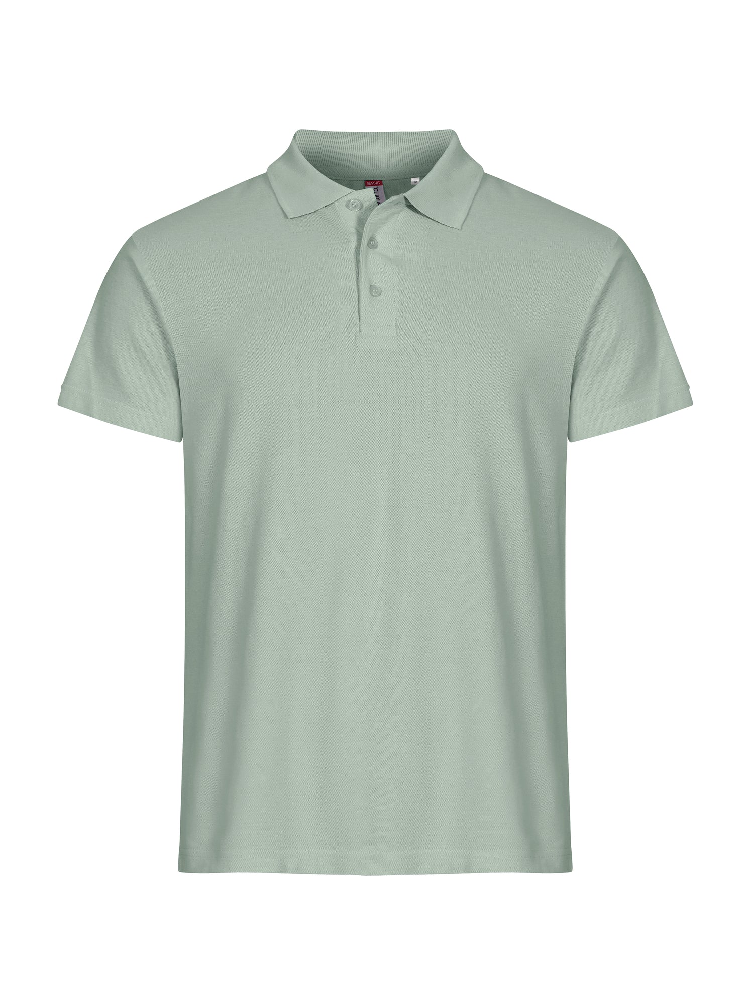 Clique Basic Polo Heren saliegroen