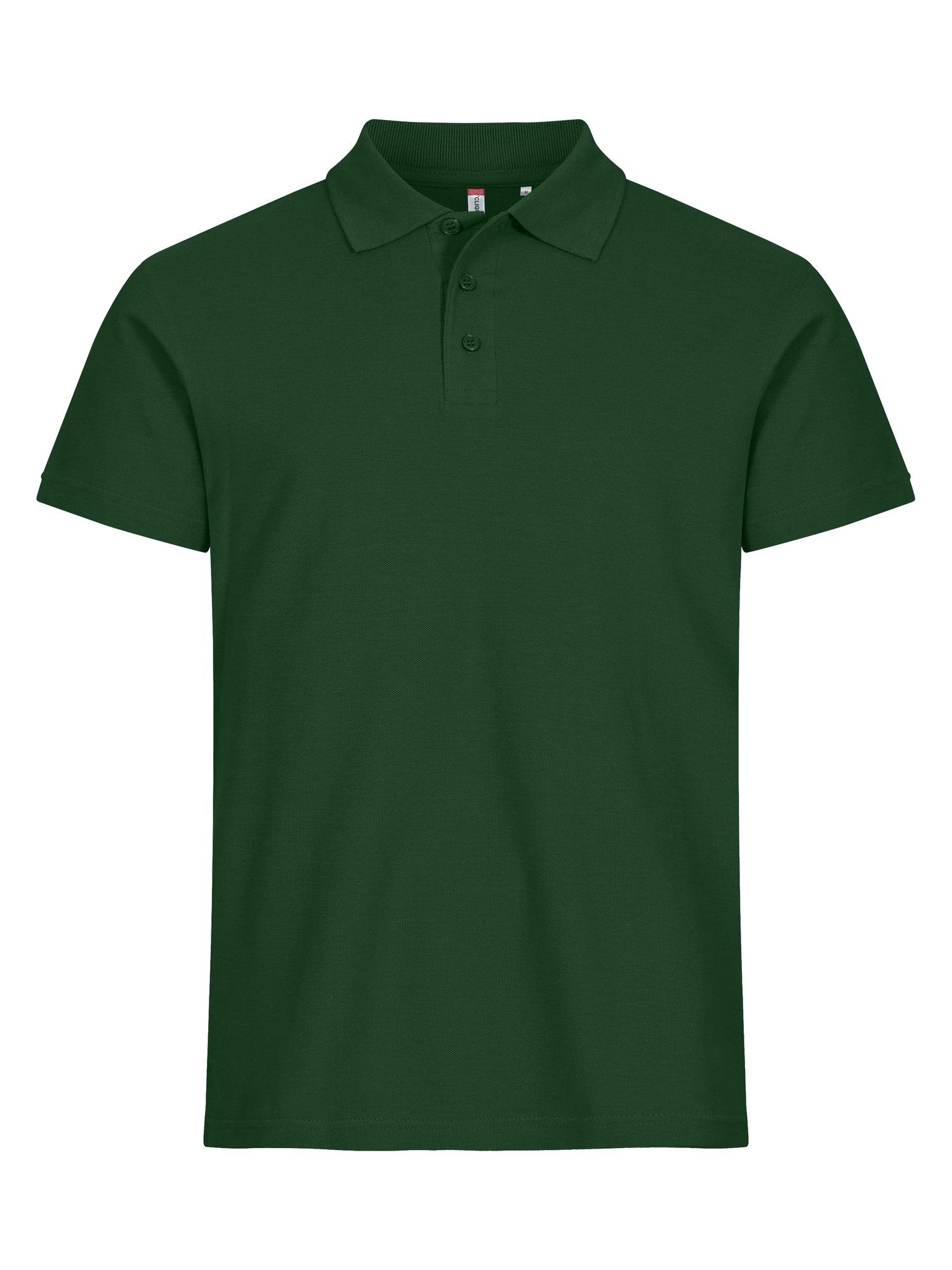 Clique Basic Polo Heren flessengroen