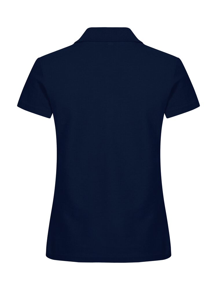 Clique Basic Polo Dames dark navy achterkant