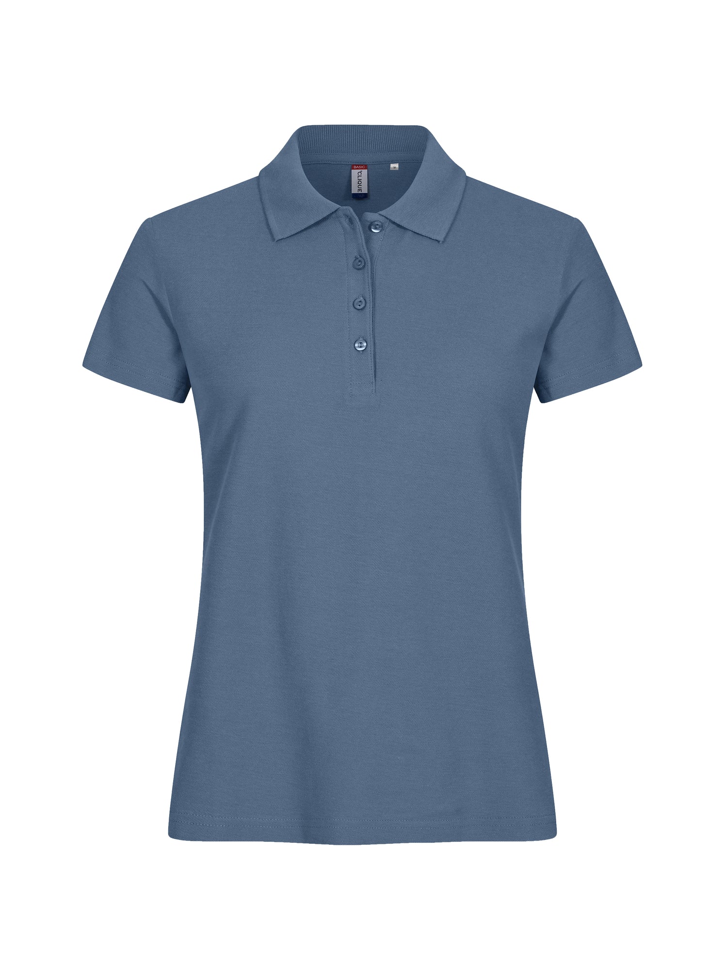 Clique Basic Polo Dames staalblauw
