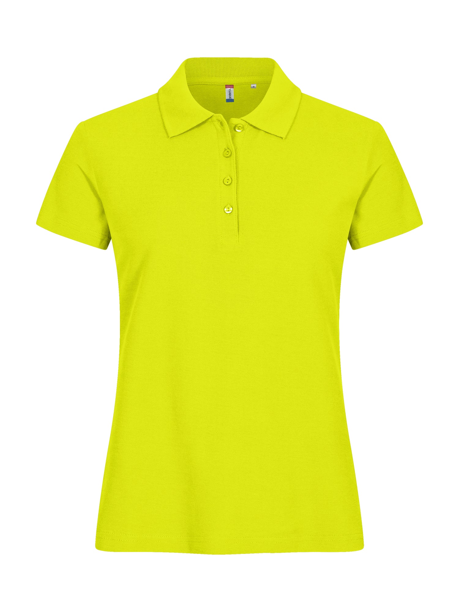 Clique Basic Polo Dames signaalgroen