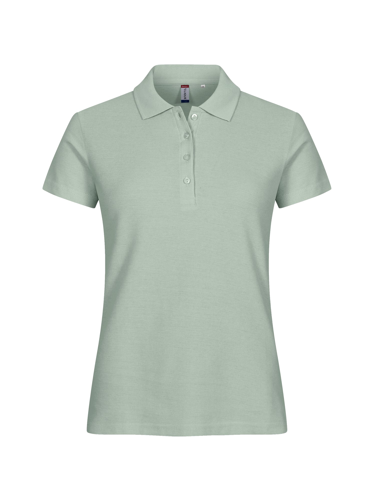 Clique Basic Polo Dames saliegroen