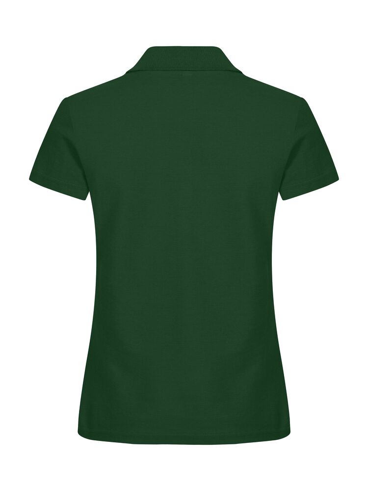 Clique Basic Polo Dames flessengroen achterkant