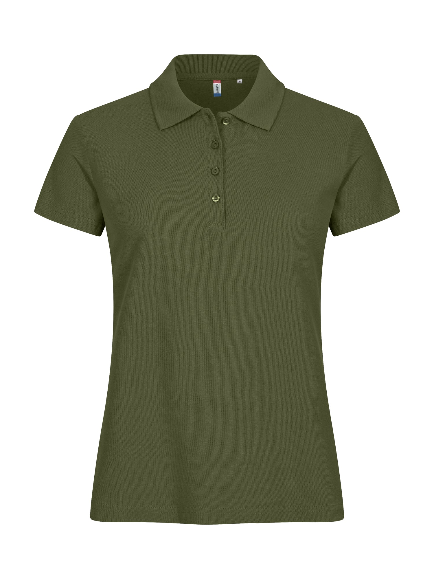 Clique Basic Polo Dames legergroen