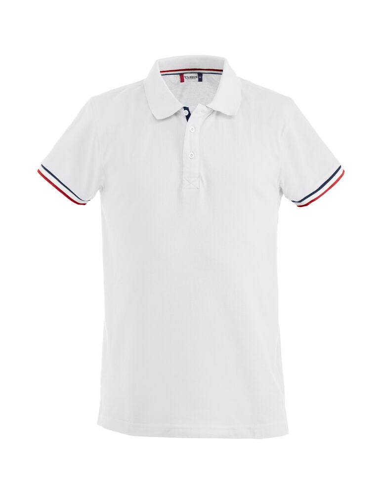 Clique Newton Polo Heren wit
