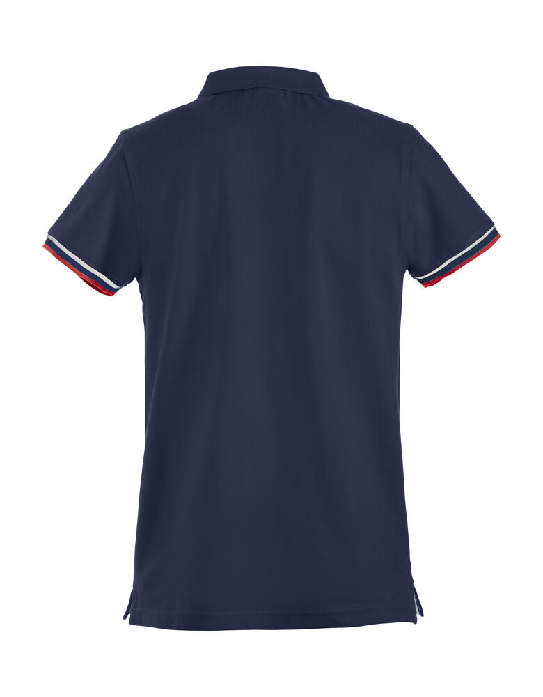 Clique Newton Polo Heren dark navy achterkant
