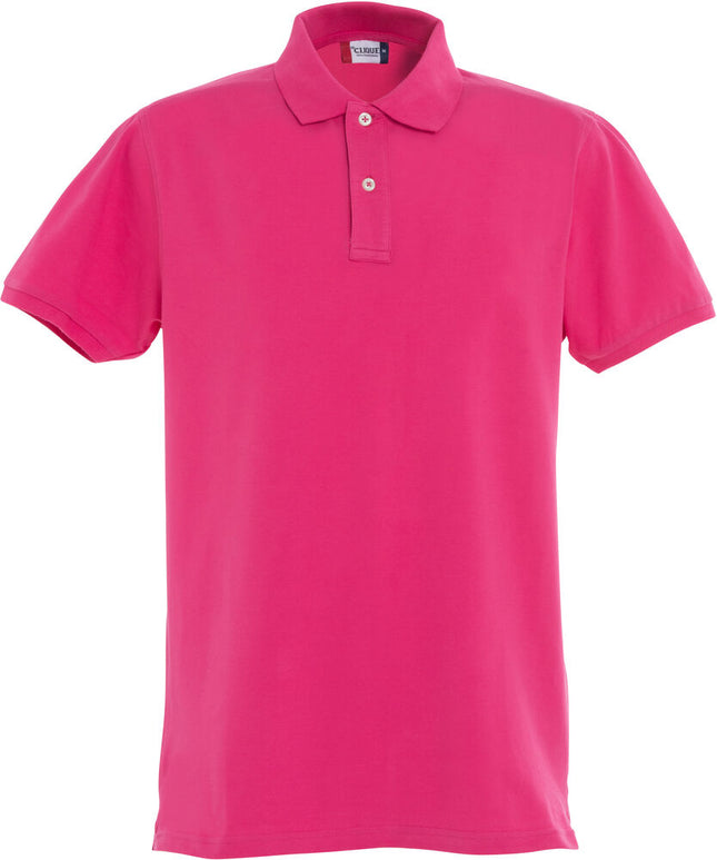 Clique Stretch Premium Polo Heren helder kersen