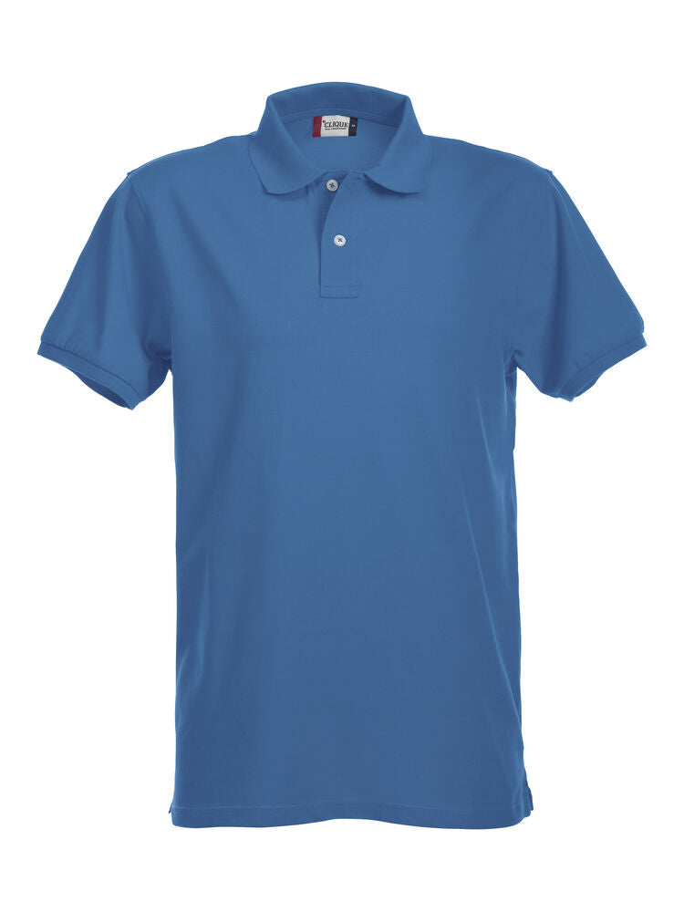 Clique Stretch Premium Polo Heren kobalt