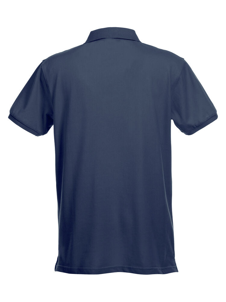 Clique Stretch Premium Polo Heren dark navy achterkant