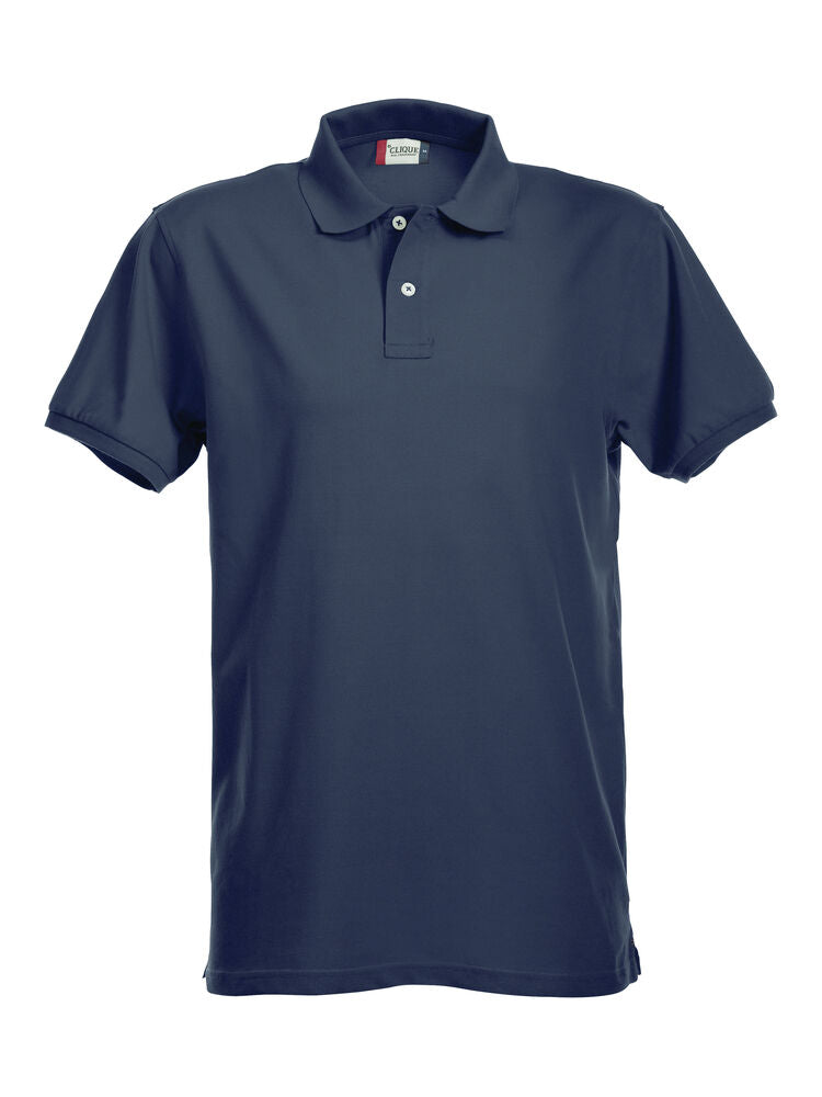 Clique Stretch Premium Polo Heren dark navy