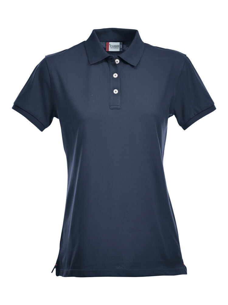 Clique Stretch Premium Polo Dames dark navy