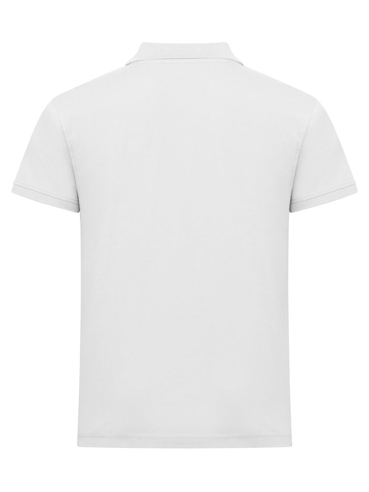 Clique Classic Lincoln S/S Polo Heren wit achterkant