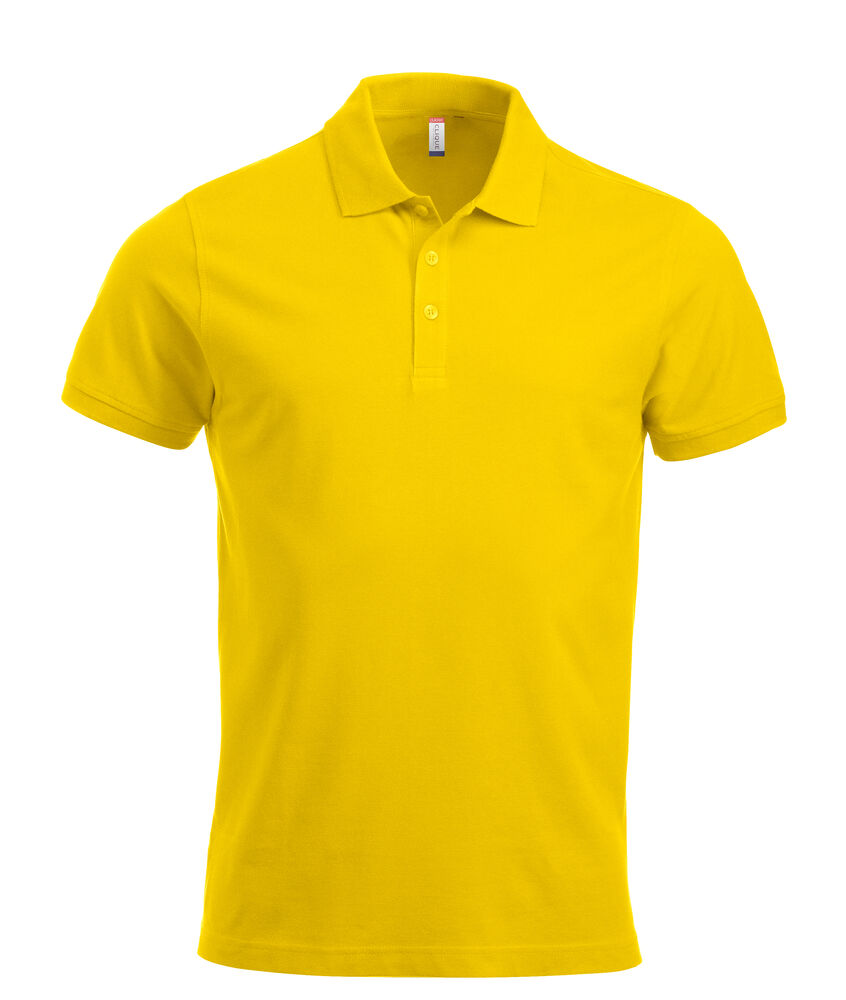 Clique Classic Lincoln S/S Polo Heren lemon