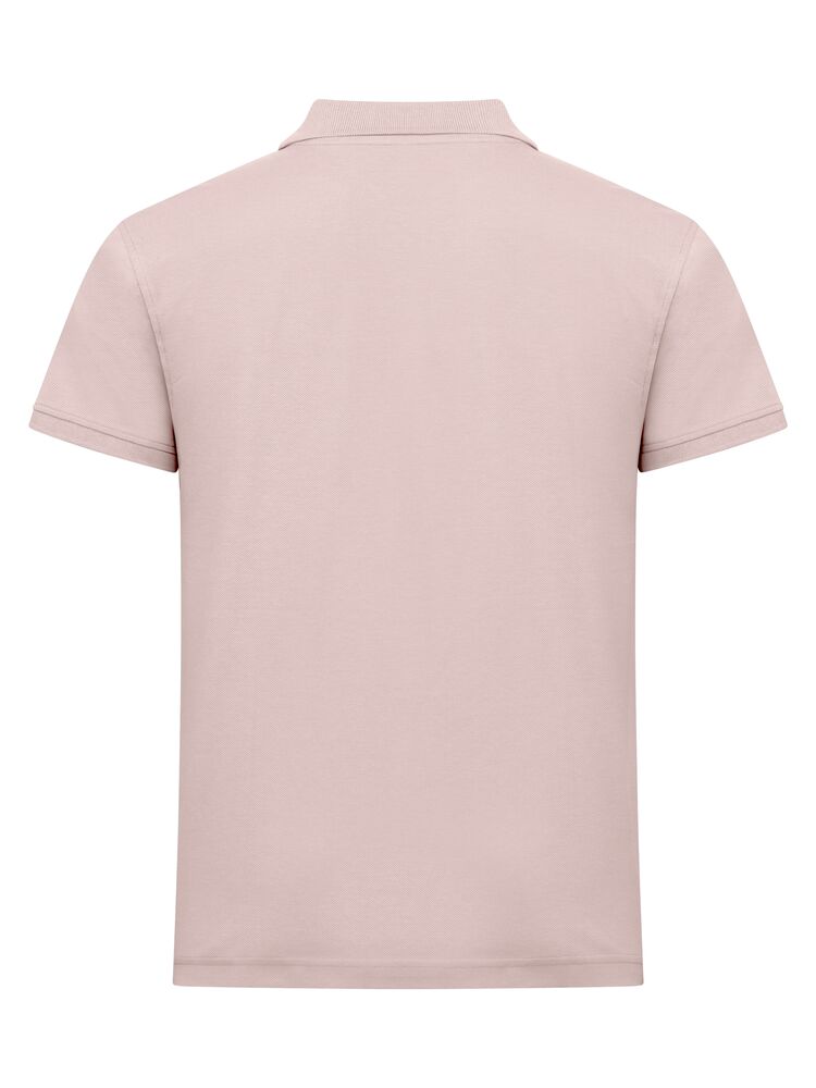 Clique Classic Lincoln S/S Polo Heren candy roze achterkant