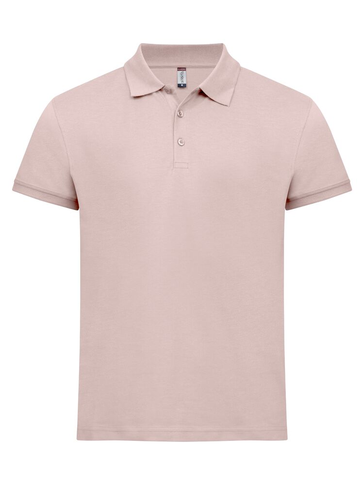 Clique Classic Lincoln S/S Polo Heren candy roze