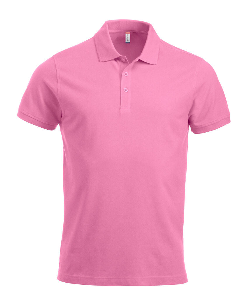 Clique Classic Lincoln S/S Polo Heren helder roze