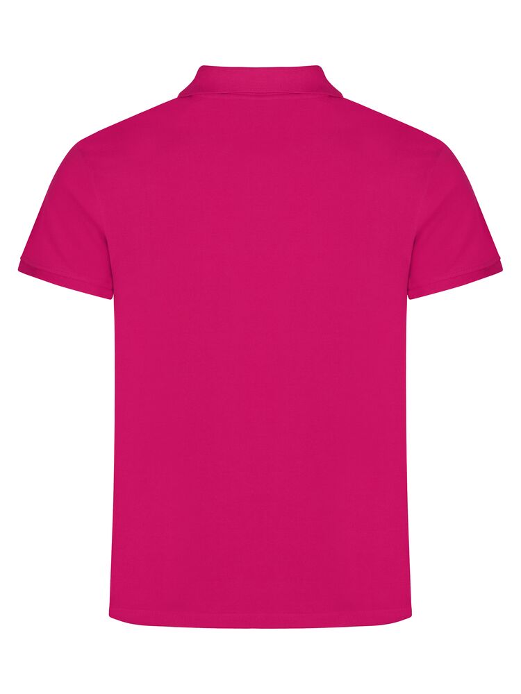 Clique Classic Lincoln S/S Polo Heren helder kersen achterkant