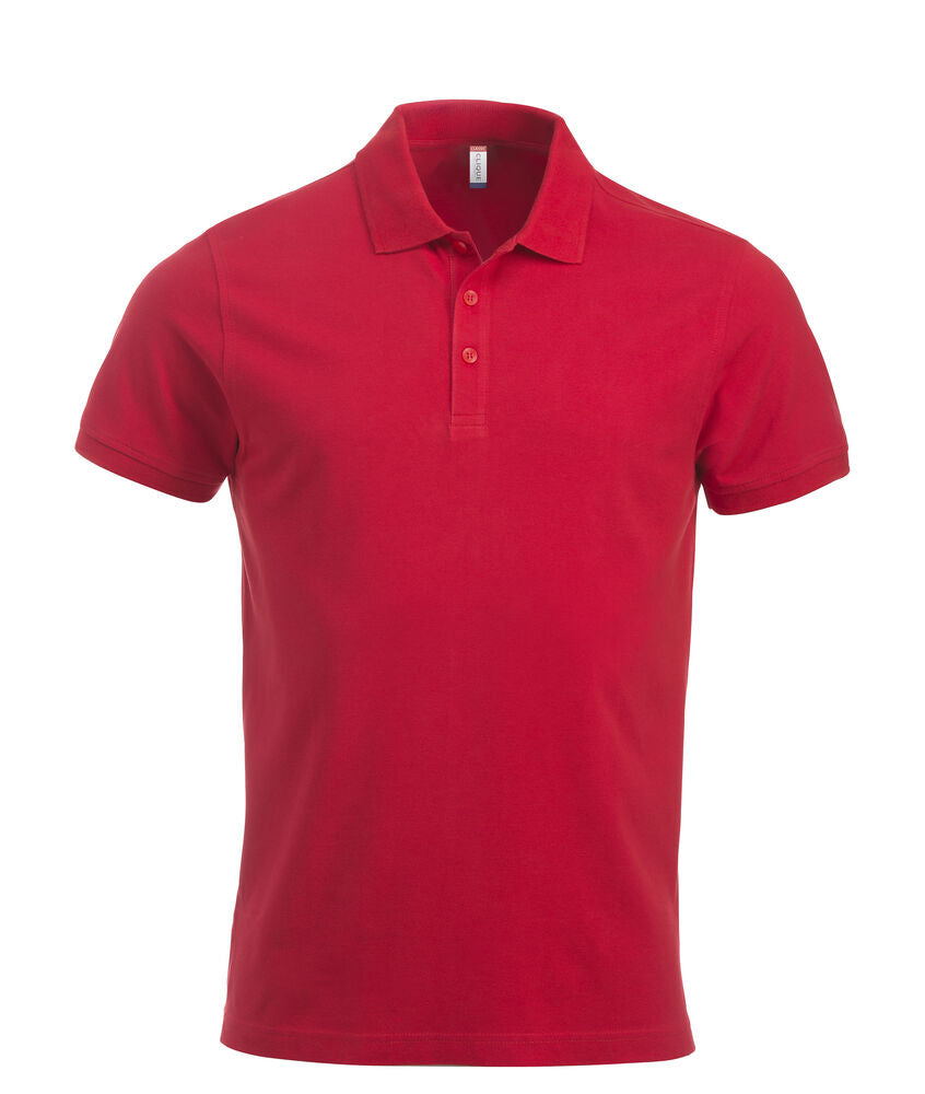 Clique Classic Lincoln S/S Polo Heren rood