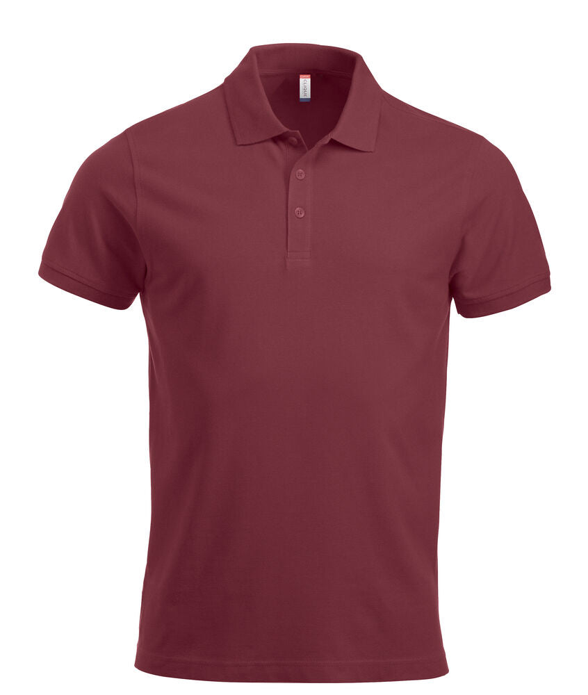 Clique Classic Lincoln S/S Polo Heren bordeaux