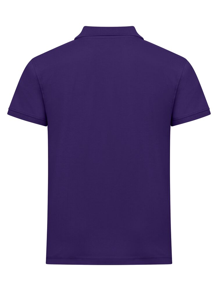Clique Classic Lincoln S/S Polo Heren helder lila achterkant