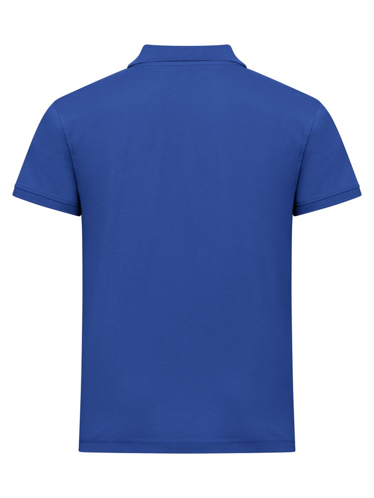 Clique Classic Lincoln S/S Polo Heren kobalt achterkant