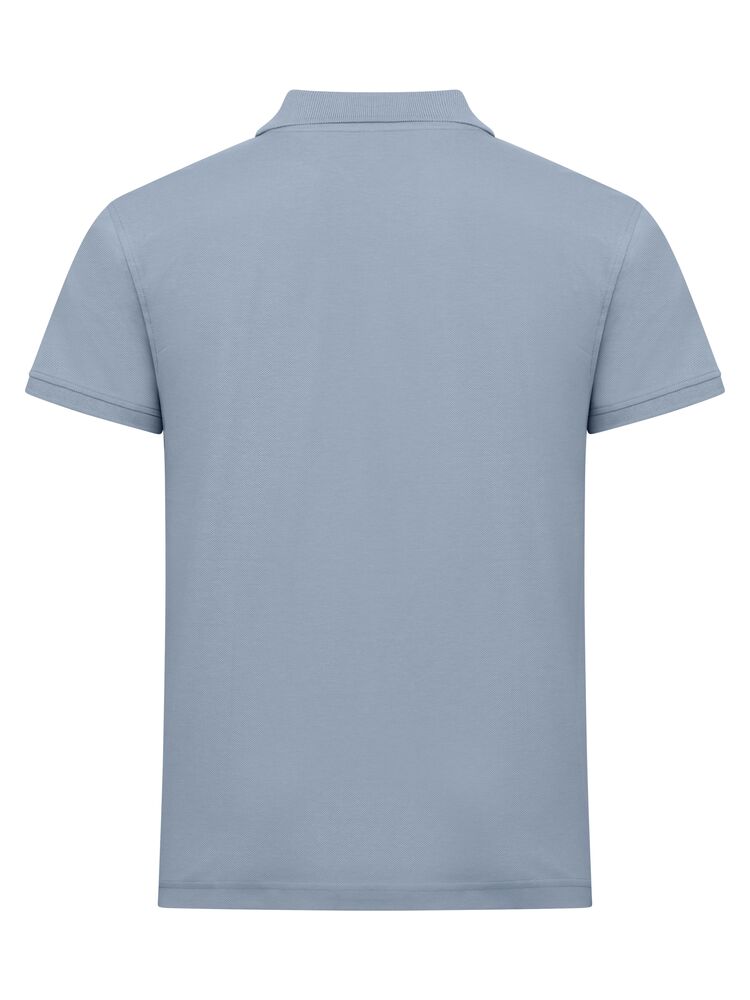 Clique Classic Lincoln S/S Polo Heren zachtblauw achterkant