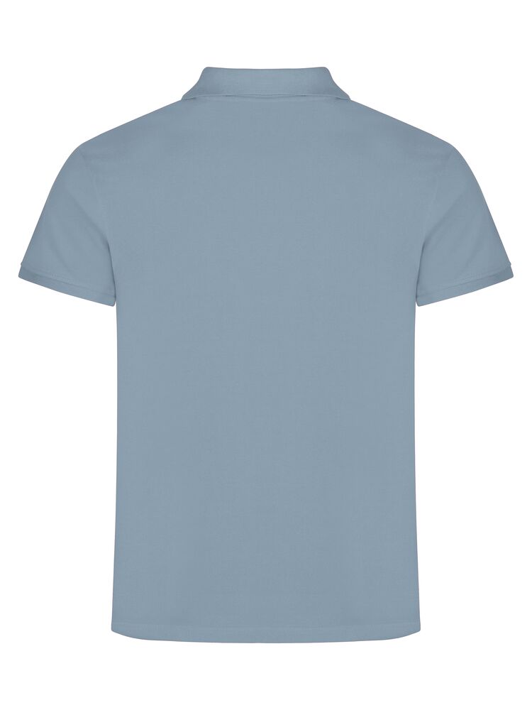 Clique Classic Lincoln S/S Polo Heren lichtblauw achterkant
