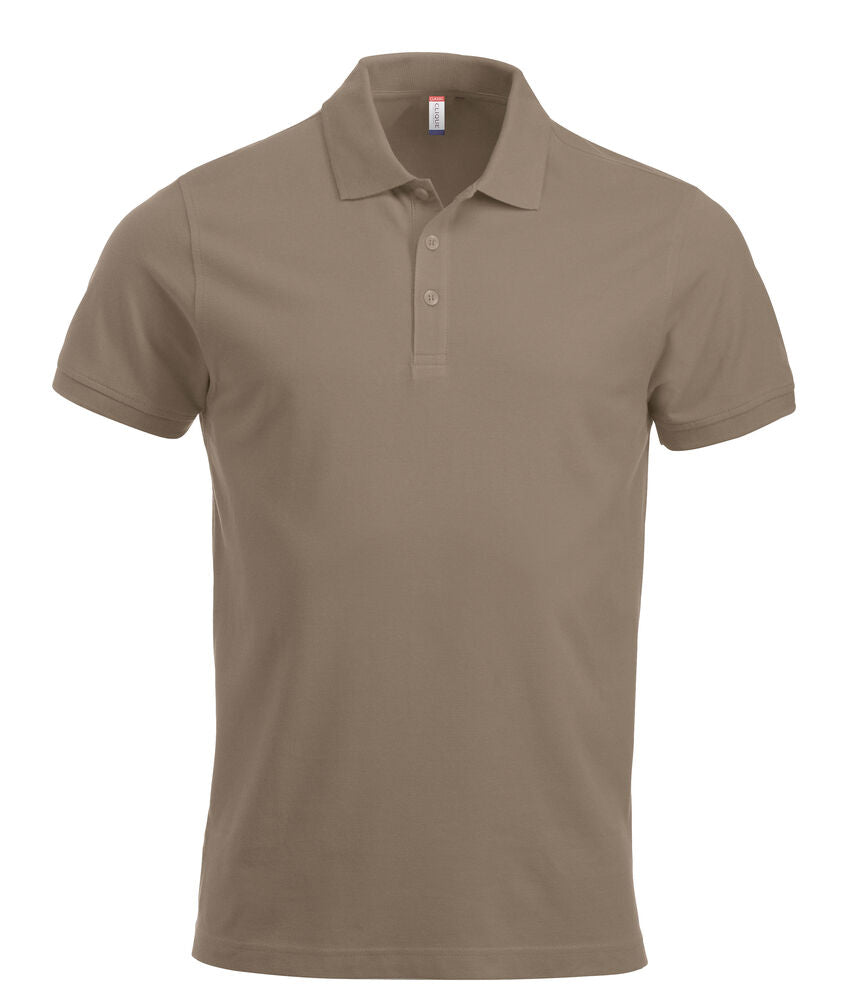 Clique Classic Lincoln S/S Polo Heren caffe latte