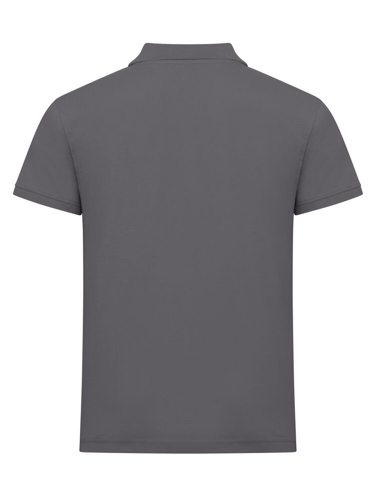 Clique Classic Lincoln S/S Polo Heren metaalgrijs achterkant