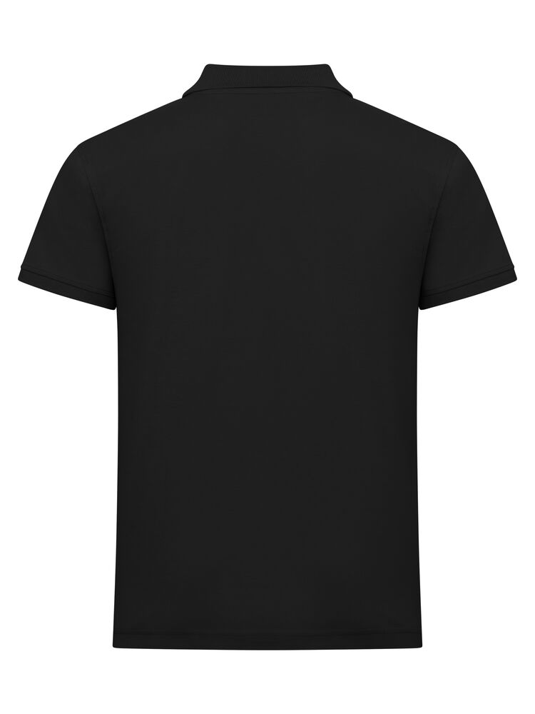Clique Classic Lincoln S/S Polo Heren zwart achterkant