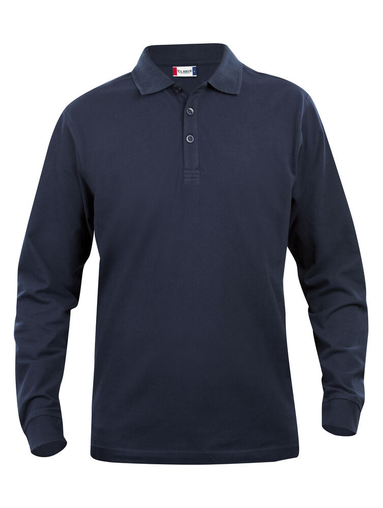 Clique Classic Lincoln L/S Polo Heren dark navy