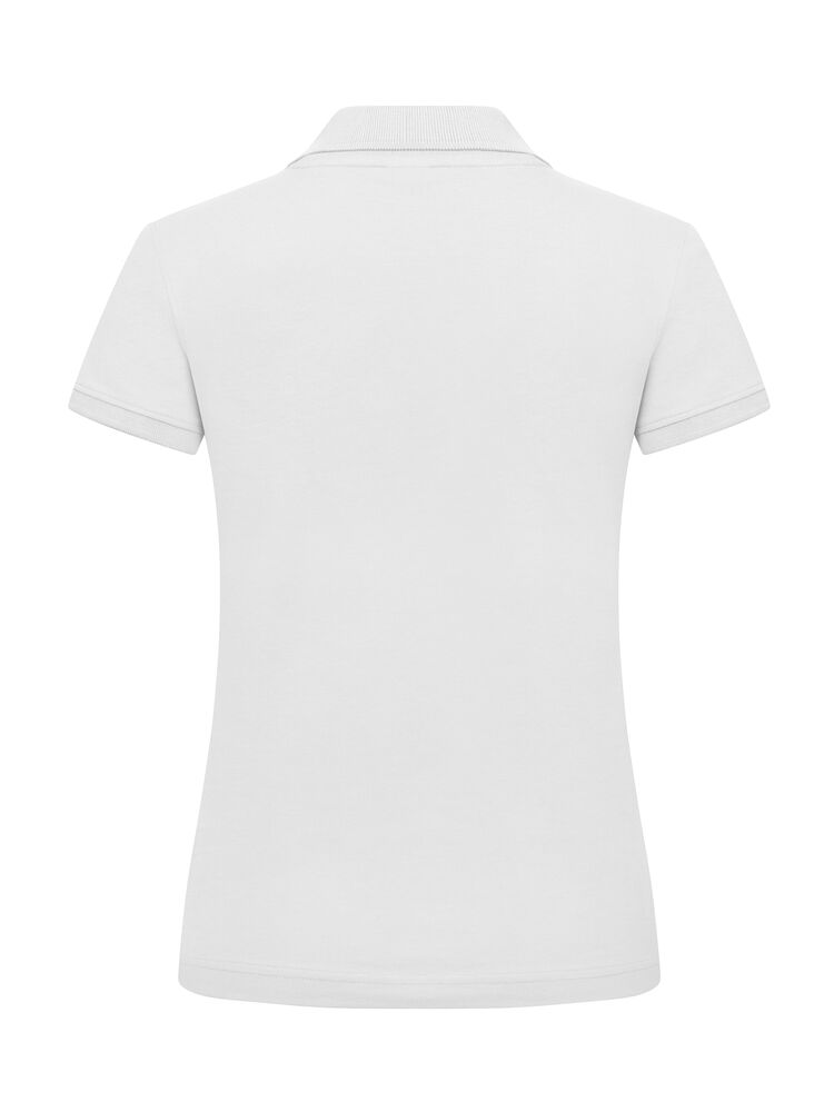 Clique Classic Marion S/S Polo Dames wit achterkant