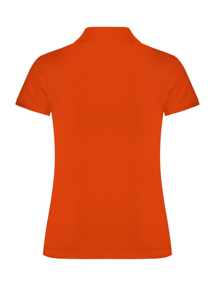 Clique Classic Marion S/S Polo Dames dieporanje achterkant