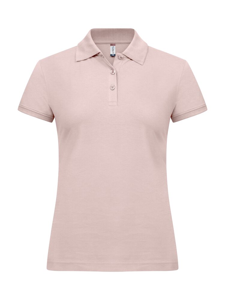 Clique Classic Marion S/S Polo Dames candy roze